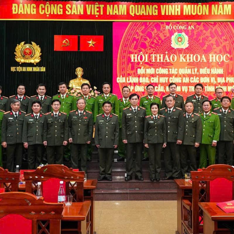 Phát huy vai trò hạt nhân nghiên cứu, cung cấp luận cứ khoa học phục vụ hoạch định đường lối, chính sách bảo vệ an ninh quốc gia; xây dựng và phát triển lý luận khoa học an ninh