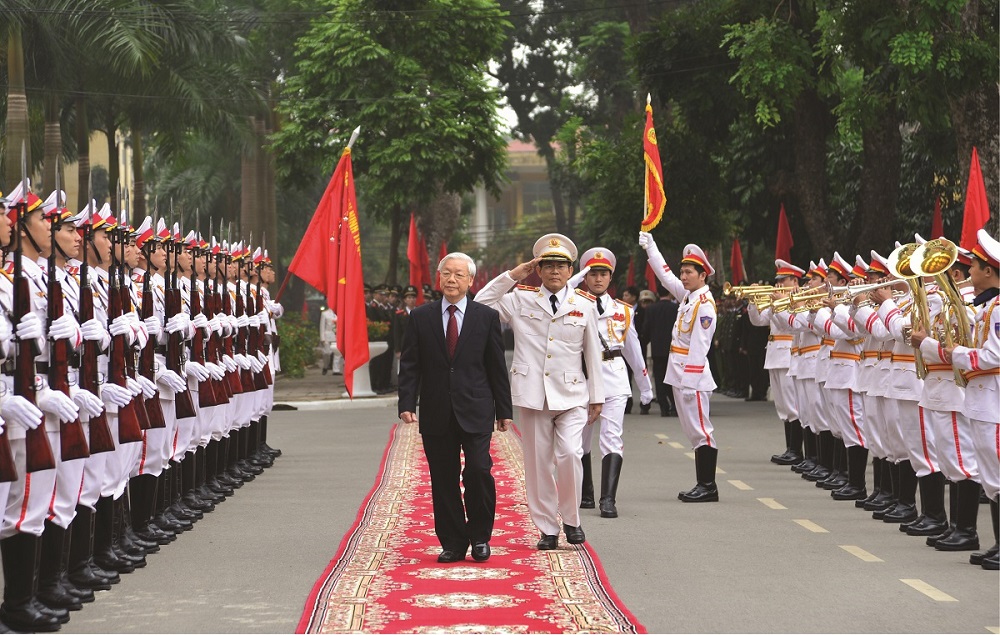 Đồng chí Nguyễn Phú Trọng - Tổng Bí thư Ban Chấp hành Trung ương Đảng đến thăm Học viện và dự Lễ Khai giảng năm học 2014 - 2015