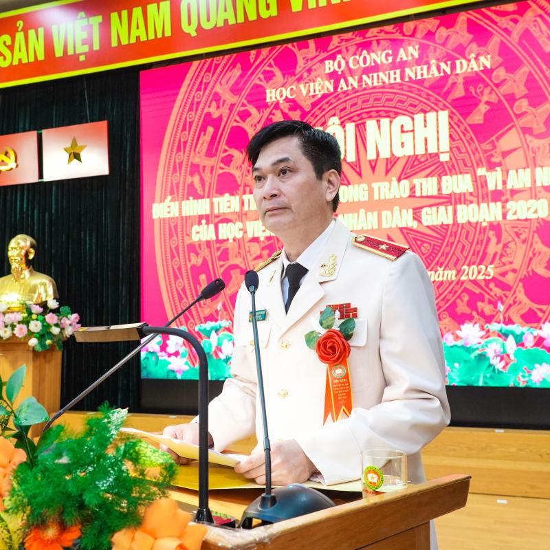 Hội nghị điển hình tiên tiến trong phong trào thi đua "Vì An ninh Tổ quốc" giai đoạn 2020-2025