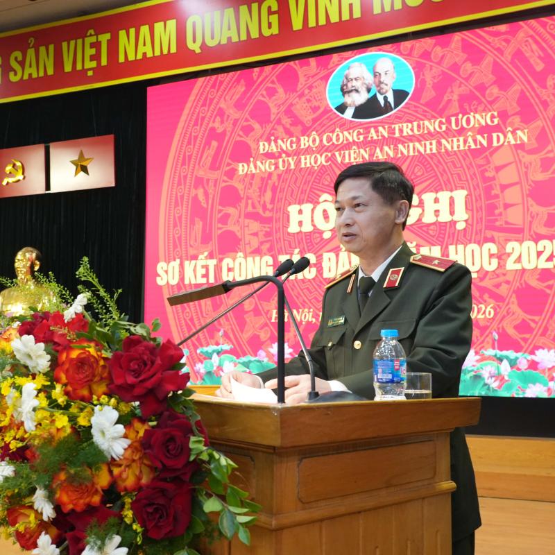 Hội nghị sơ kết công tác đảng năm học 2025 - 2026