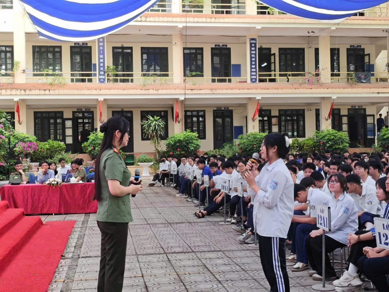 Học viện An ninh nhân dân phối hợp Công an thành phố Hà Nội triển khai mô hình “Trường học Ba nhất về an ninh, an toàn”