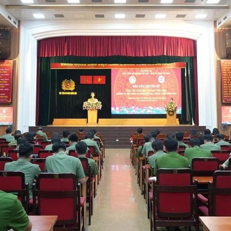 Báo cáo thực tế chuyên đề công tác lãnh đạo, chỉ đạo thực hiện nhiệm vụ bảo đảm An ninh nội địa trong tình hình mới