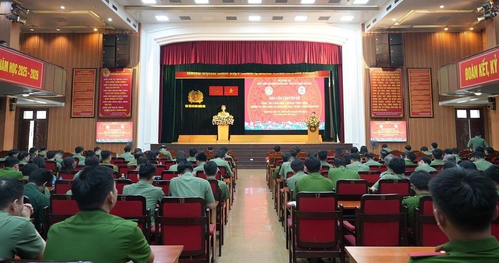 Báo cáo thực tế chuyên đề công tác lãnh đạo, chỉ đạo thực hiện nhiệm vụ bảo đảm An ninh nội địa trong tình hình mới