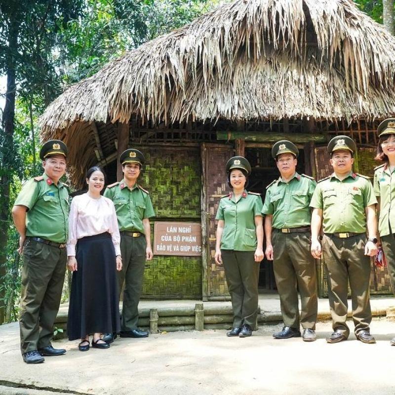 Văn phòng Học viện An ninh nhân dân về nguồn tại Khu di tích ATK