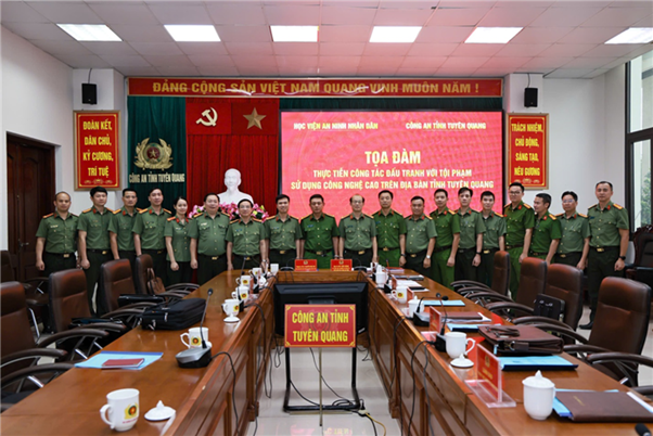 Học viện An ninh nhân dân tổ chức tọa đàm khoa học tại Công an tỉnh Tuyên Quang