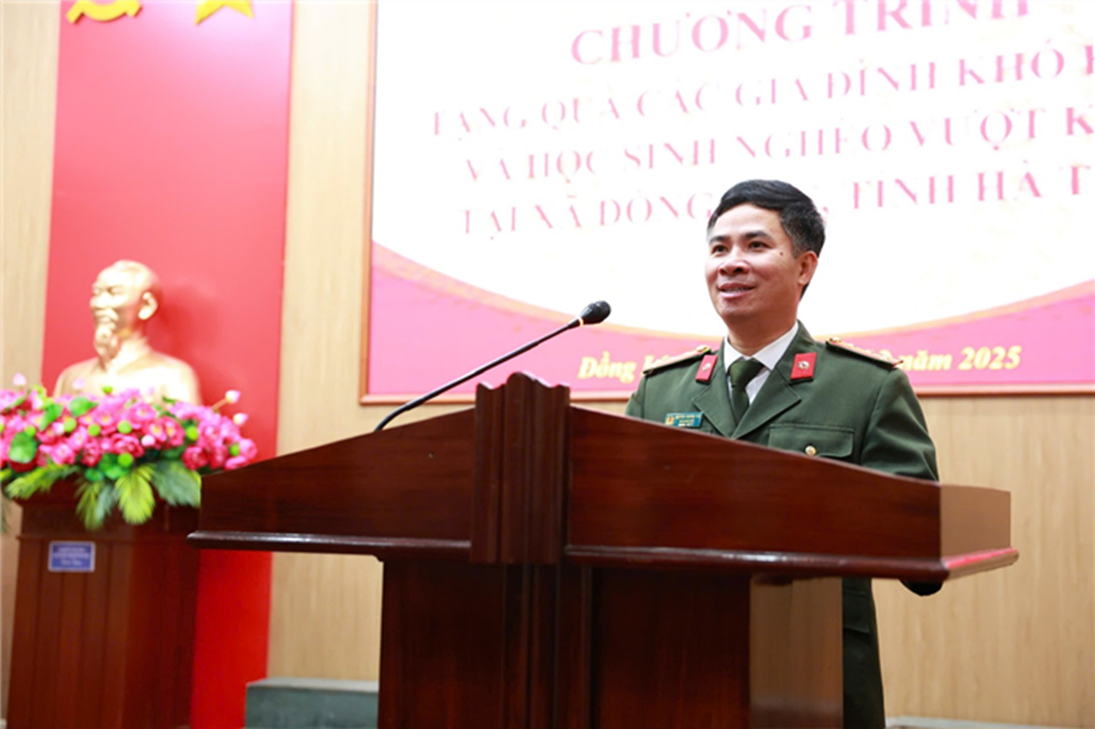 Học viện An ninh nhân dân tổng kết công tác thực tế chính trị - xã hội tại xã Đồng Lộc, tỉnh Hà Tĩnh