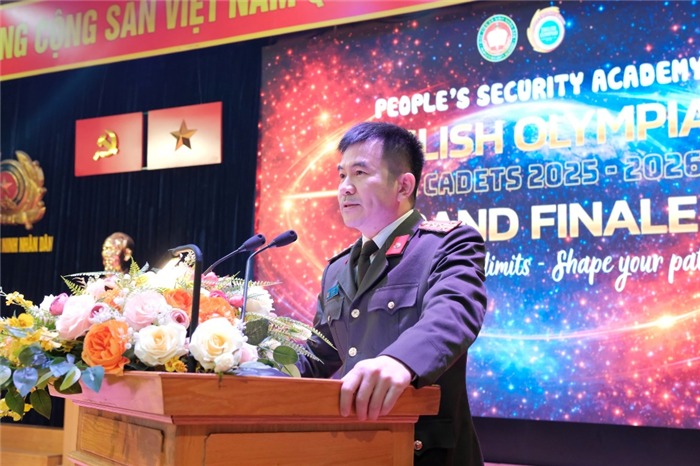 Khơi dậy khát vọng hội nhập tại Chung kết Olympic Tiếng Anh Học viện ANND