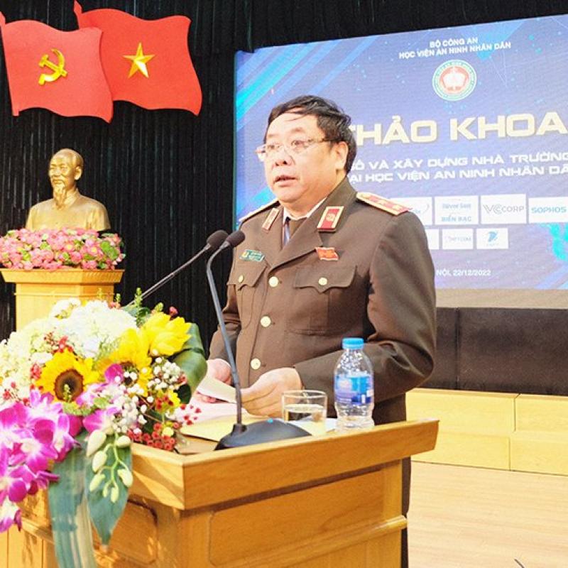 Hội thảo khoa học “Chuyển đổi số và xây dựng nhà trường thông minh tại Học viện An ninh nhân dân”
