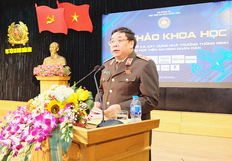 Hội thảo khoa học “Chuyển đổi số và xây dựng nhà trường thông minh tại Học viện An ninh nhân dân”