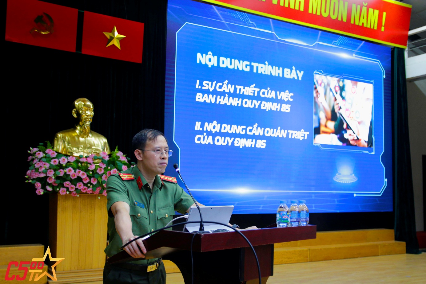 Tuyên truyền, phổ biến Quy định 85 về việc thiết lập và sử dụng trang thông tin điện tử cá nhân trên internet, mạng xã hội đối với cán bộ, giảng viên trong Học viện an ninh nhân dân