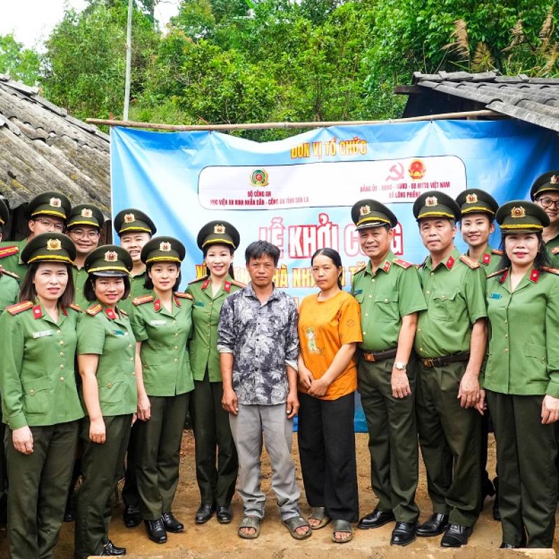 Hỗ trợ kinh phí, chung tay xóa nhà tạm cho người dân nghèo tại xã Lóng Phiêng, tỉnh Sơn La