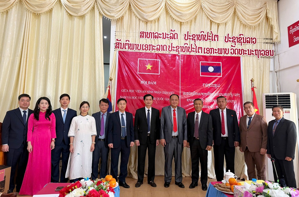 Tăng cường hợp tác giữa Học viện An ninh nhân dân việt nam với Học viện An ninh nhân dân lào