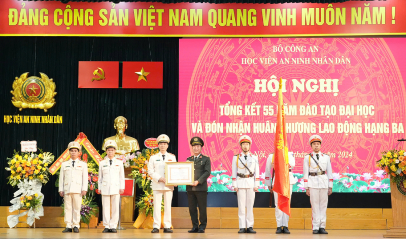 Học viện An ninh nhân dân - Trung tâm đào tạo, cung cấp nguồn nhân lực chất lượng cao, toàn diện, nòng cốt cho sự nghiệp bảo vệ an ninh, trật tự và bảo vệ Tổ quốc