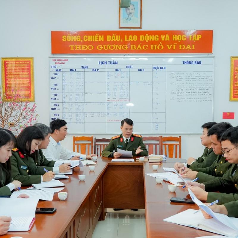 Tổ Biên soạn Biên niên lịch sử họp bàn triển khai nhiệm vụ xuất bản Cuốn sách “Học viện An ninh nhân dân - Biên niên lịch sử (1946 - 2026)”
