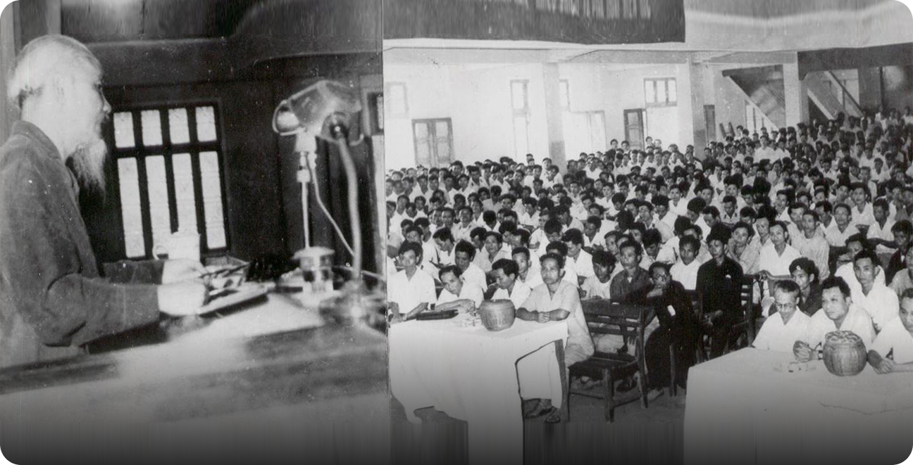 Chủ tịch Hồ Chí Minh đến thăm và nói chuyện với học viên lớp Nghiên cứu I và Bổ túc VI, Trường Công an Trung ương, ngày 28/01/1958